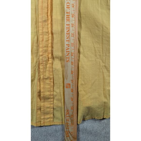 Dilemma Women Top One Size Oversize Lightweight Lagenlook Button Front Round Hem - Picture 7 of 7